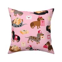 Special Delivery Dachshunds - Pink All Coats