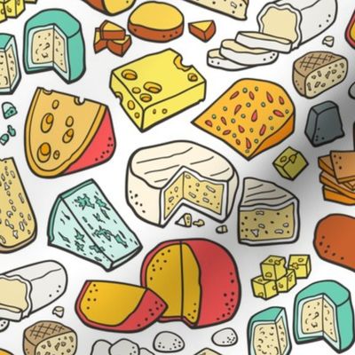 Cheese Food Doodle 