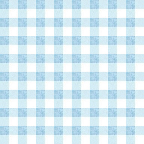 1/2" sky linen buffalo check