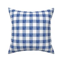 1" cerulean linen buffalo check