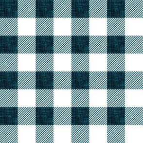 1" royal linen buffalo check