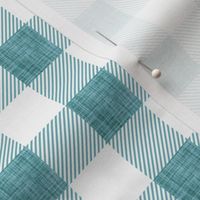 1" basil linen buffalo check