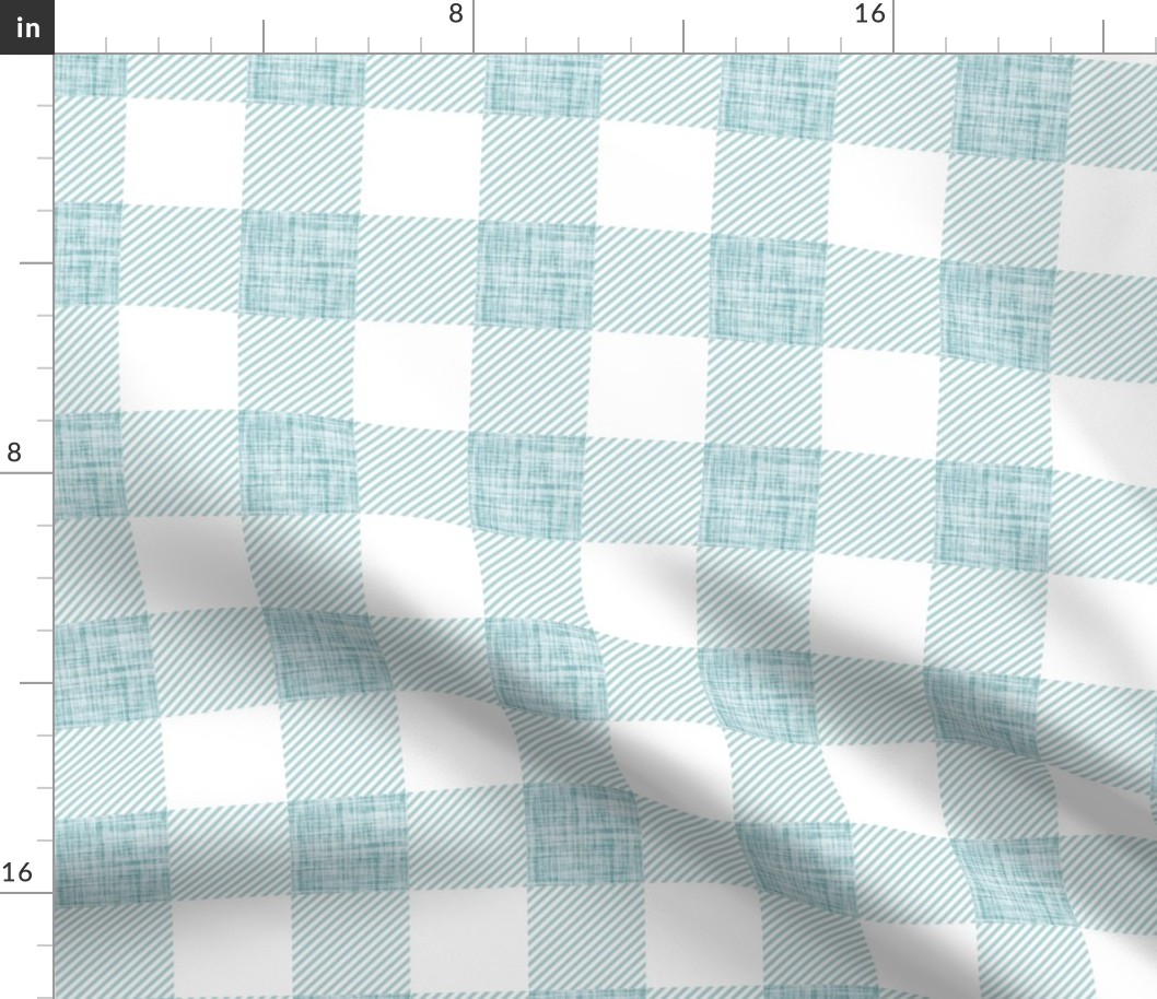 2" geyser linen buffalo check