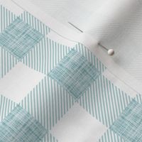 1" geyser linen buffalo check