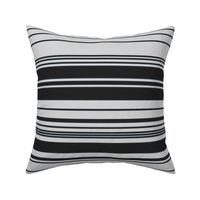 Horizontal Stripes Grey and Black