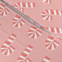 Pink Minimal Candy Canes