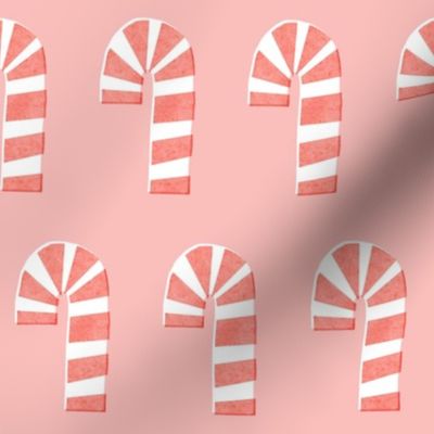 Pink Minimal Candy Canes