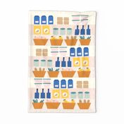 Farmer's Market Tea Towel