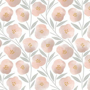 Josephine floral (pale pink)