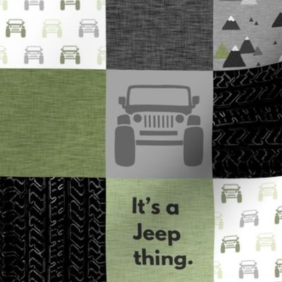 3” Jeep thing - army green