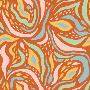 Abstract orange pattern