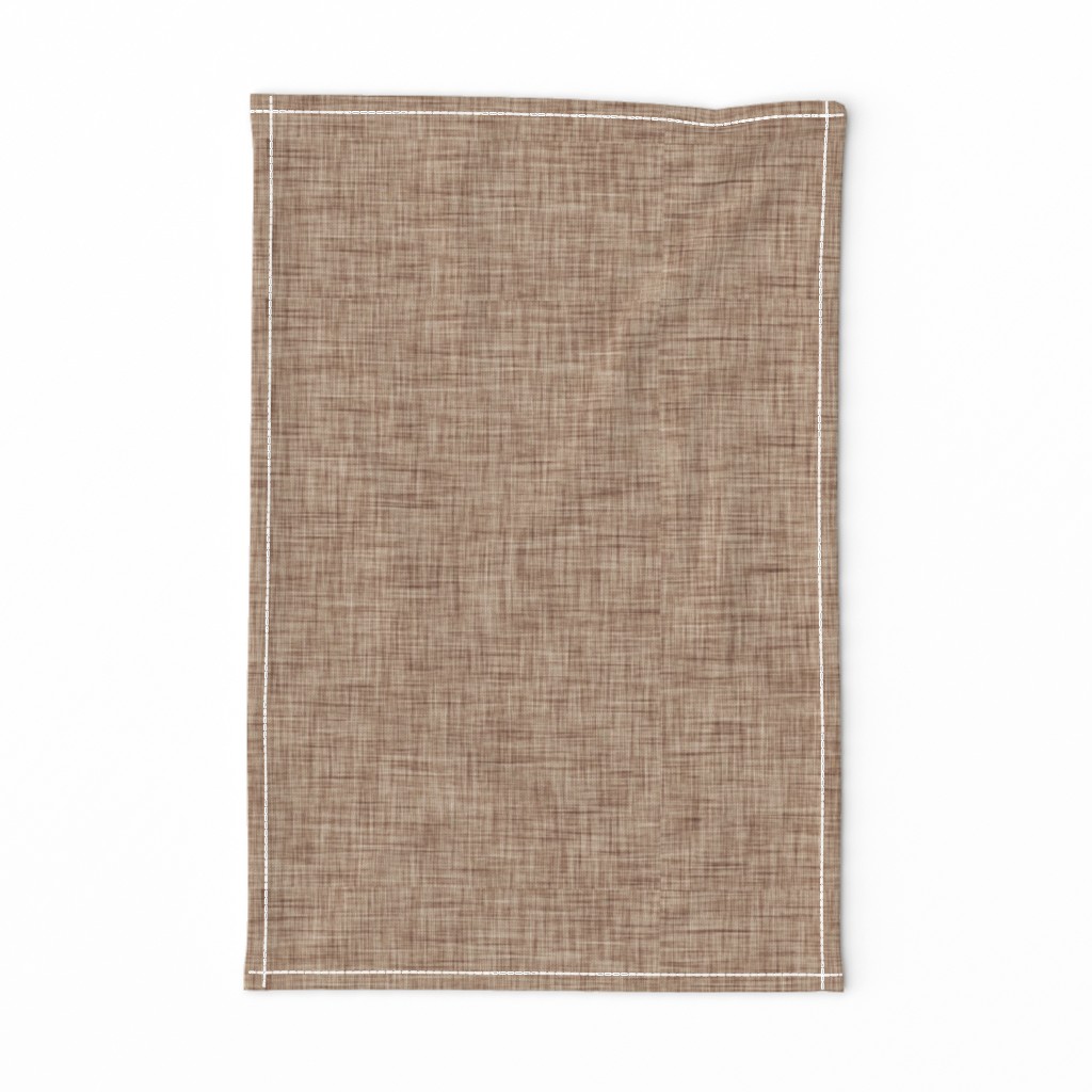 Snail Mail Plain Brown Linen