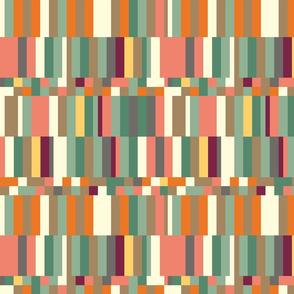 Stripes and squares - fruit color