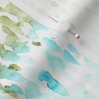 Khaki and aqua watercolor abstract vibes - painted texture for modern home decor bedding nursery