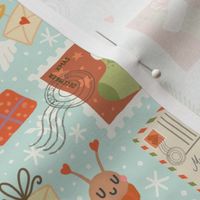 small - christmas snail mail