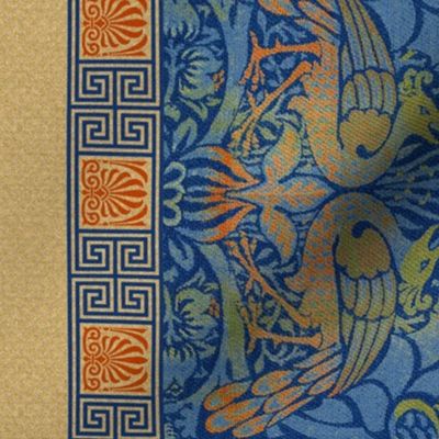 William Morris ~  Peacock and Dragon Border Print ~ Bright Original ~ Medium 