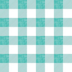 1" tiffany linen buffalo check