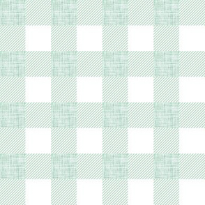 1" seafoam linen no. 2 buffalo check