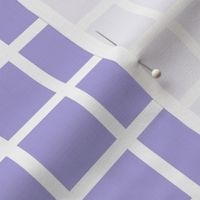 Lilac with narrow retro white check