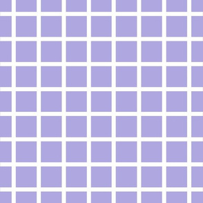 Lilac with narrow retro white check