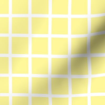 Yellow with narrow white check