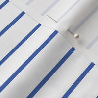 Narrow royal blue stripe on white - horizontal