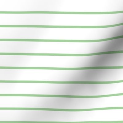 Narrow green stripe on white - horizontal