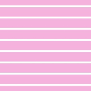 Pink with narrow white stripe horizontal