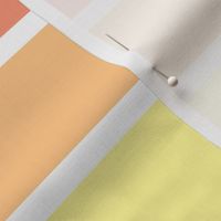 Bright pastel rainbow and white stripes horizontal (extra large)