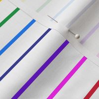 Narrow bright rainbow stripe horizontal (small)
