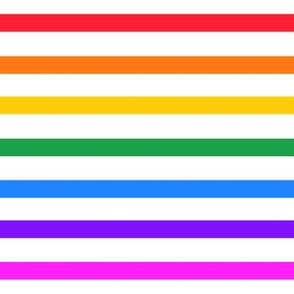 Rainbow stripe horizontal (small)