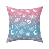 Witchy Pattern Pastel Goth Small