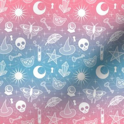 Witchy Pattern Pastel Goth Micro