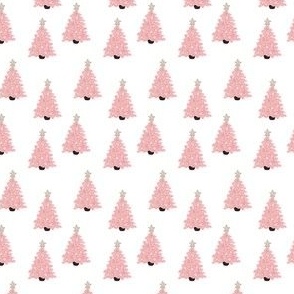 Mini Pink Scandi Christmas Trees