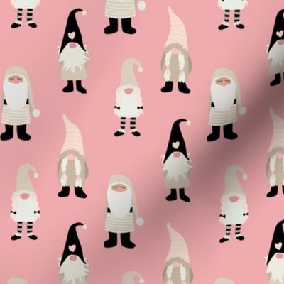 Scandi Gnomes - Neutral on Pink