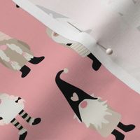 Scandi Gnomes - Neutral on Pink