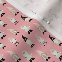 Mini Scandi Gnomes - Neutral on Pink