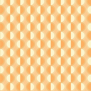 circles retro orange