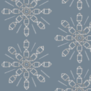 Lg. Geometric Snowflakes by DulciArt,LLC