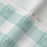 1" summit linen buffalo check