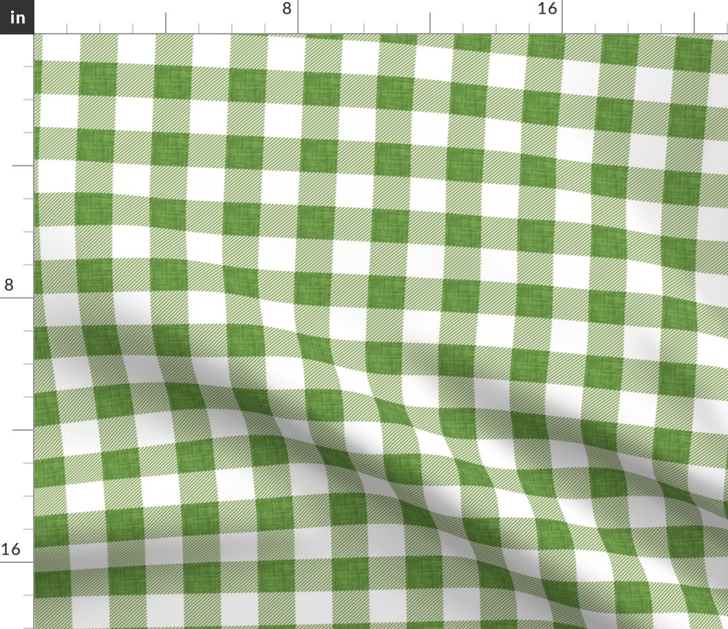 1" pickle linen buffalo check