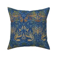 William Morris ~ Peacock and Dragon ~ Bright Original  ~ Medium