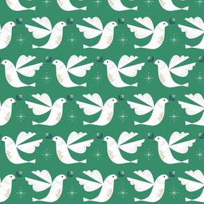 peace doves green
