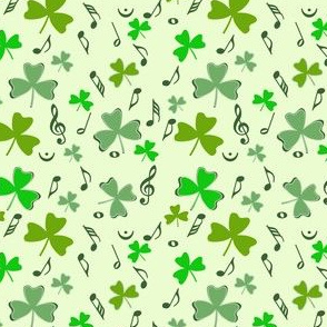 Shamrocks Music Notes