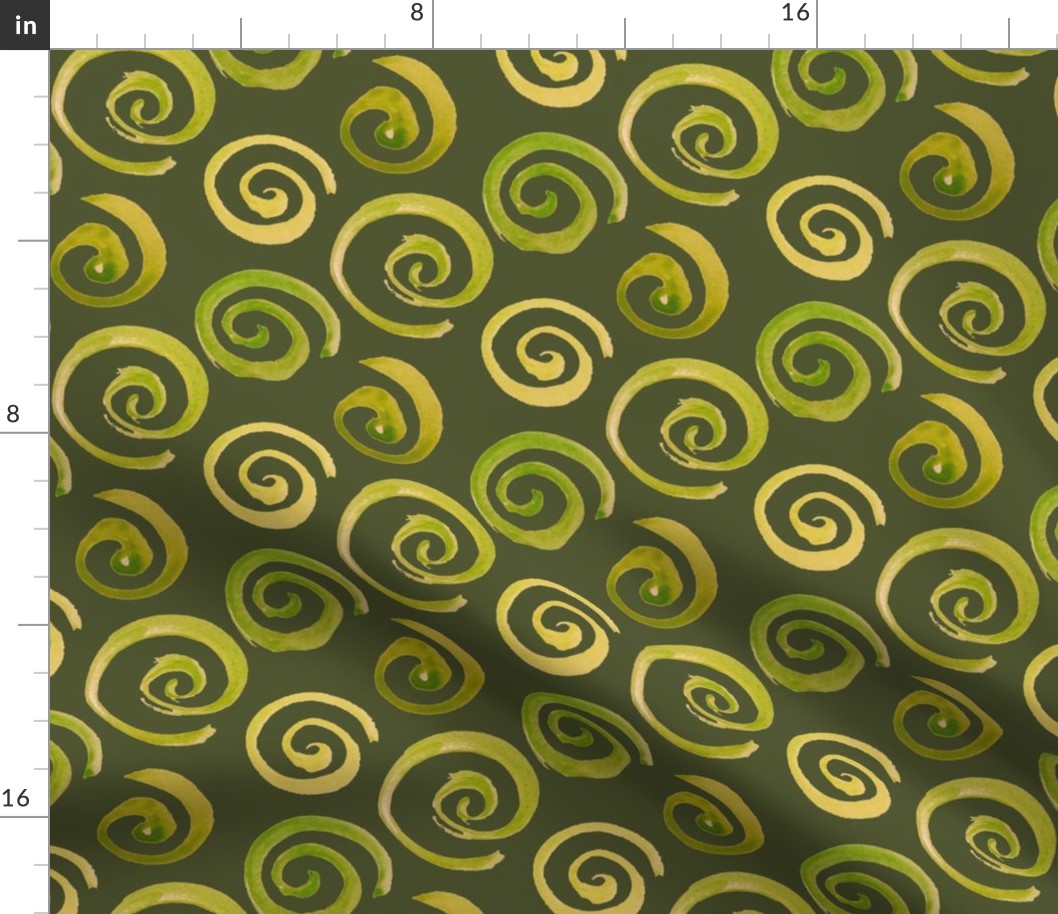 Spirals green