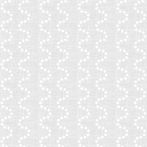 polka dot waves on soft grey texture - extra small