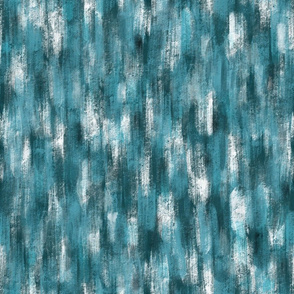 Snow on Evergreen Forest Abstract