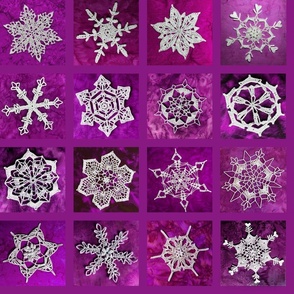 Snowcatcher Snowflakes pink