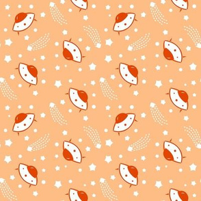 Vintage Flying Saucer Orange - Small