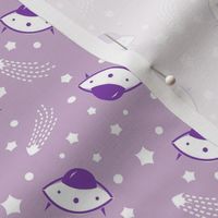 Vintage Flying Saucer Purple - Small